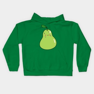 Sweaty Blushing Pear Kids Hoodie